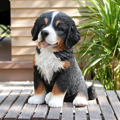 12.5" H Bernese Mountain Puppy Sitting (Hi-Line Exclusive)