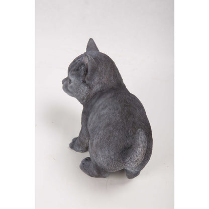 Russian Blue Kitten Statue