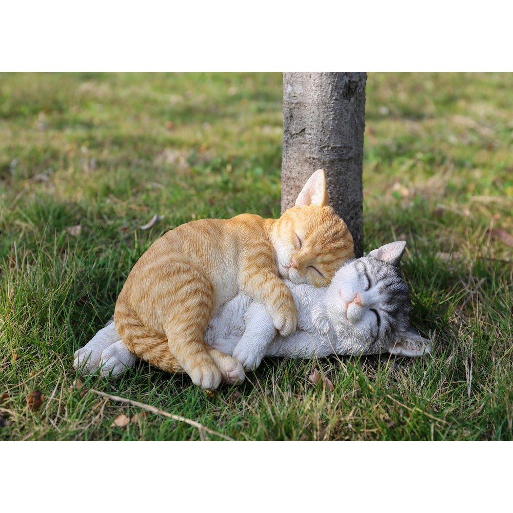 Orange & Grey Tabby Cats Sleeping