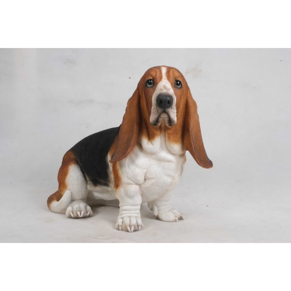 Large Basset Hound Statue