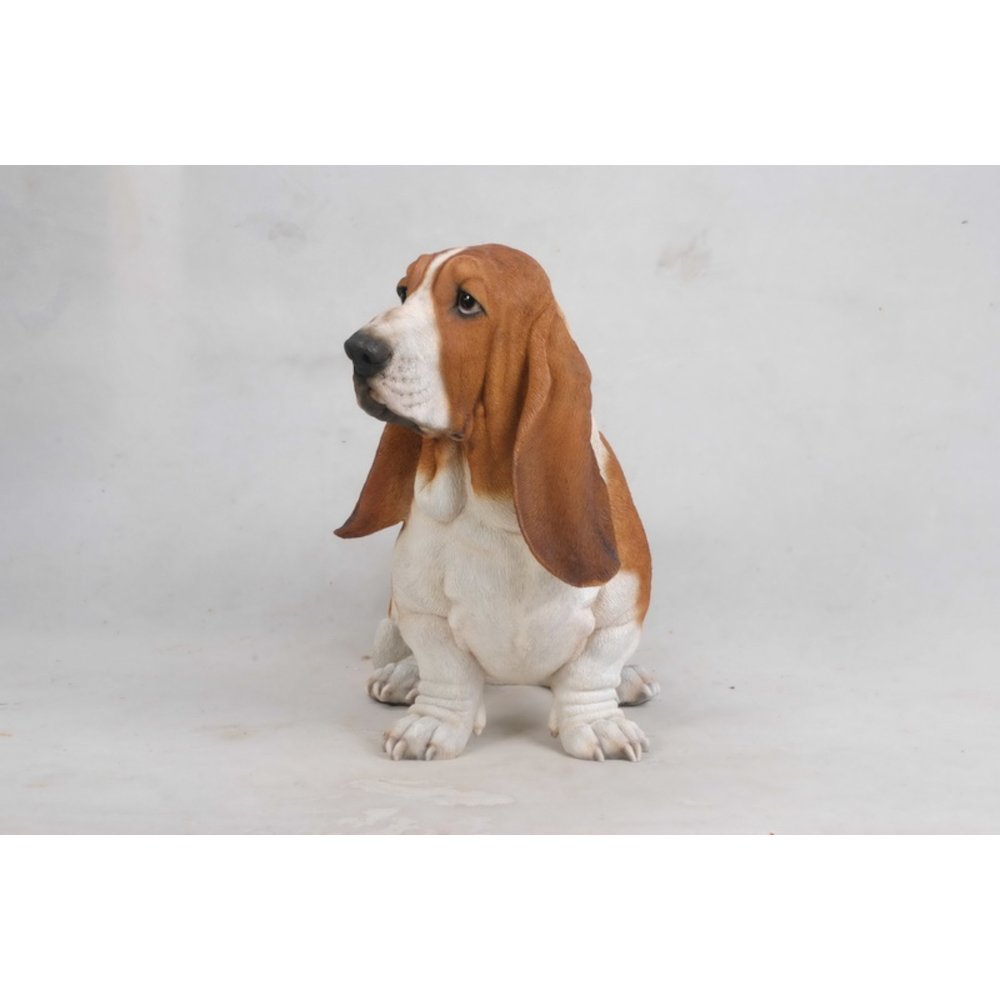 Large Basset Hound Statue