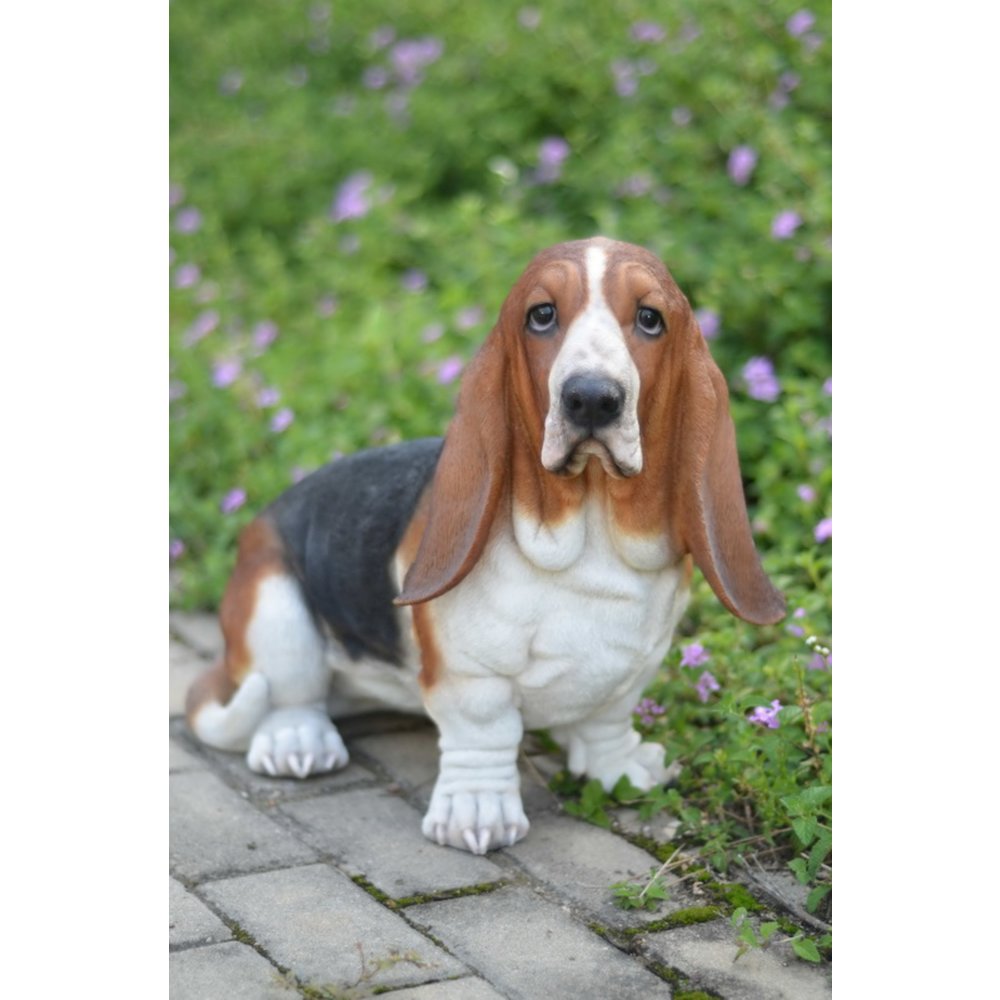 Large Basset Hound Statue