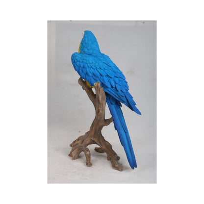 Large Blue/Yellow Macaw Statue