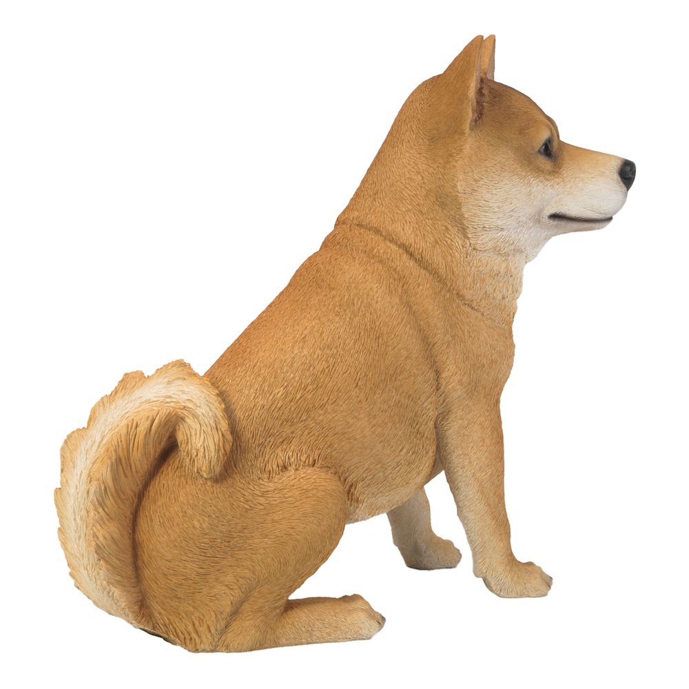 Shiba Inu Sitting Statue
