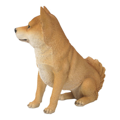 Shiba Inu Sitting Statue