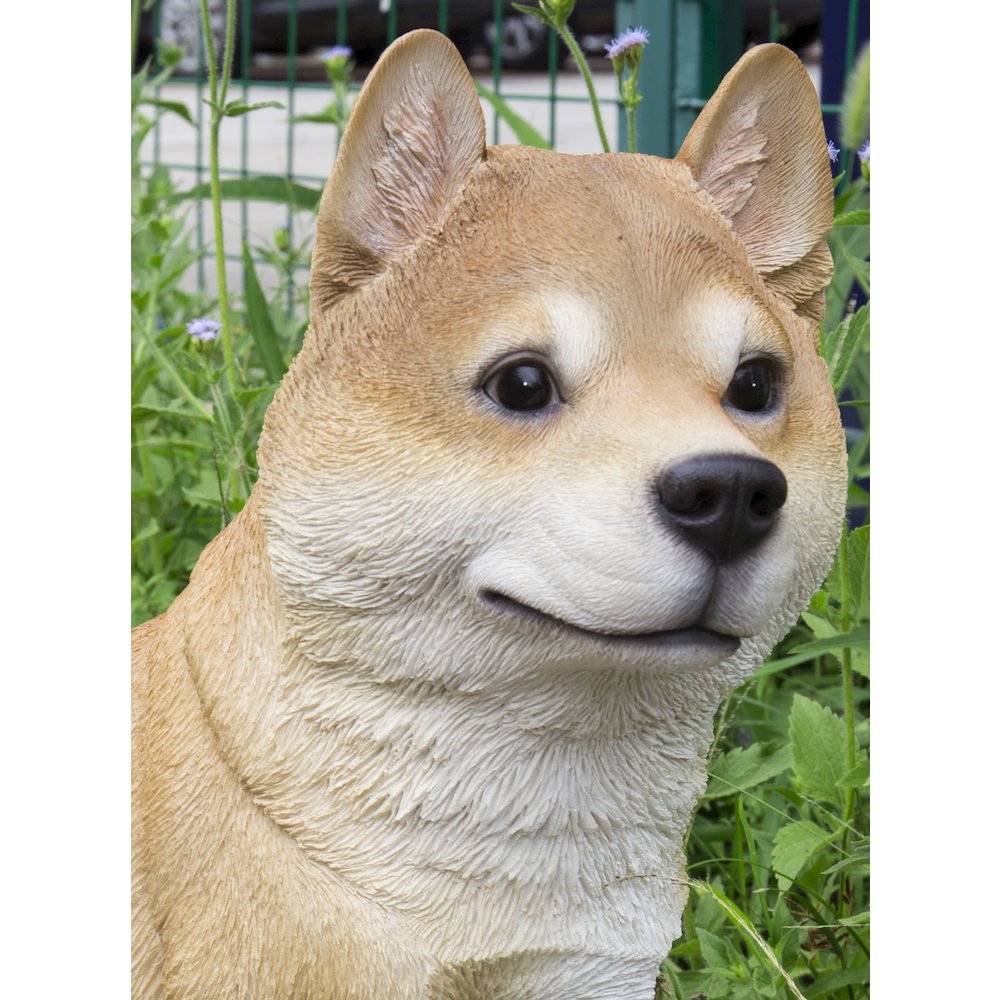 Shiba Inu Sitting Statue