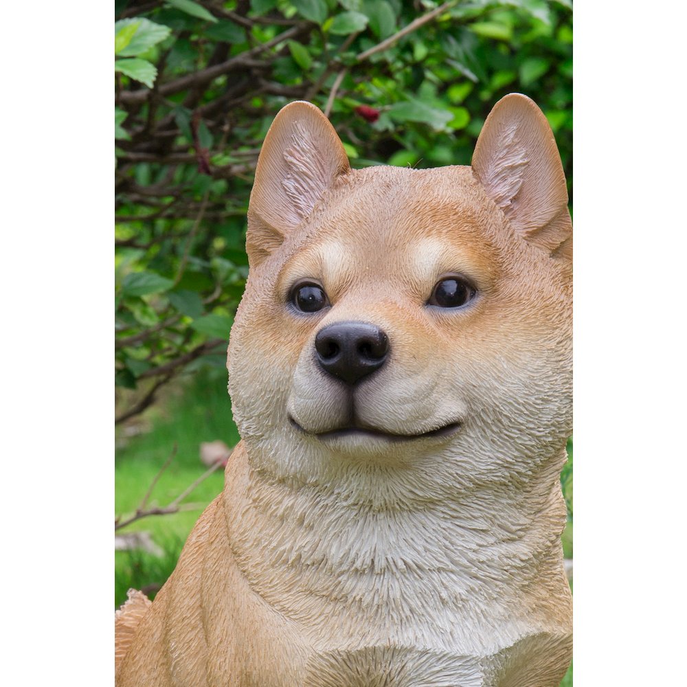 Shiba Inu Sitting Statue