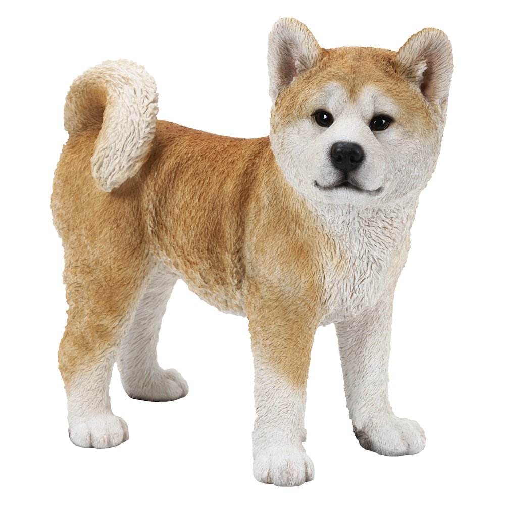 Akita Dog Standing Statue