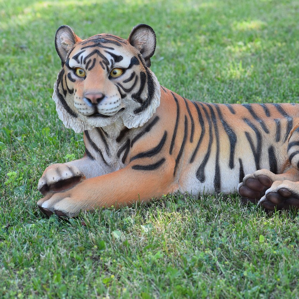 Tiger Laying Down Statue