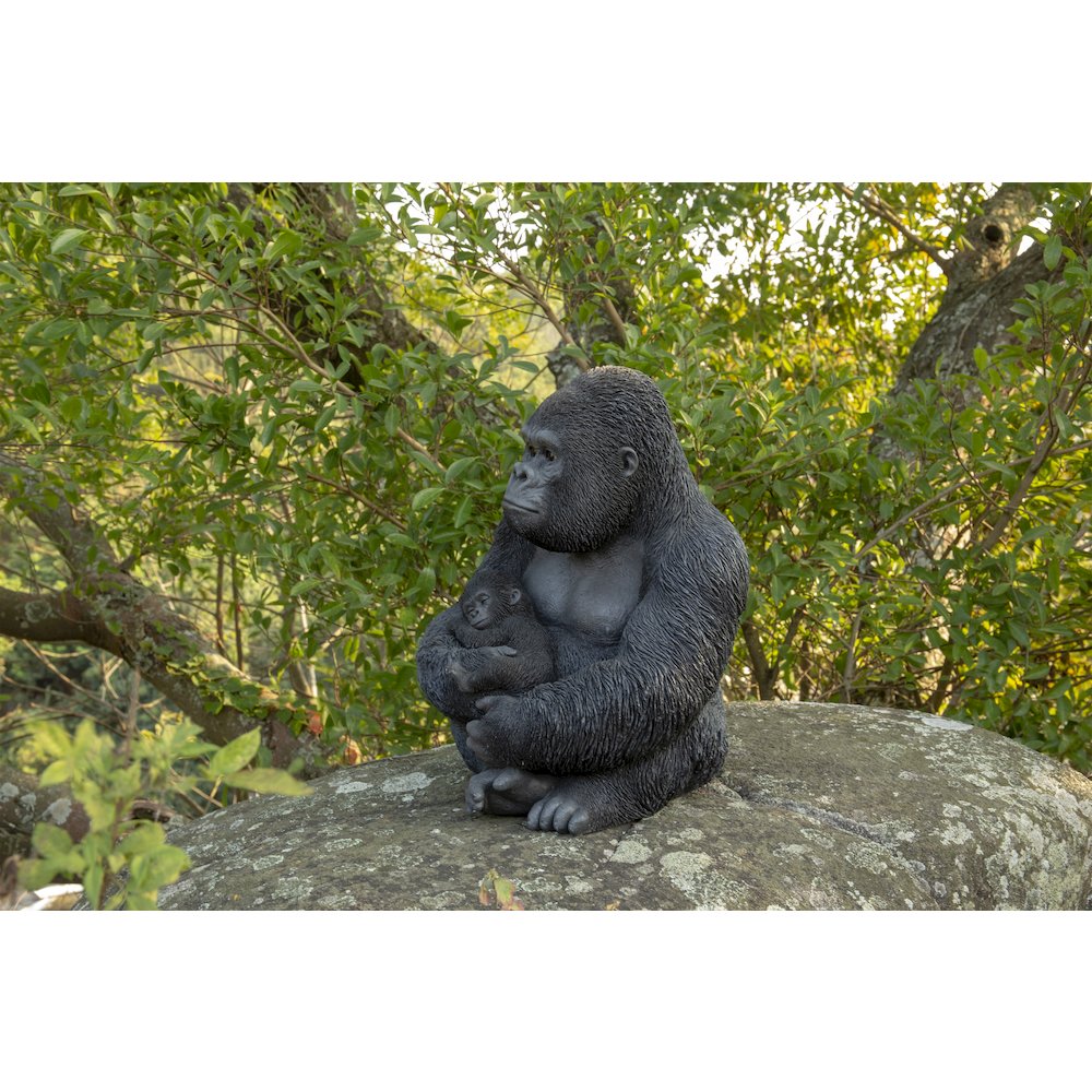 Gorilla Sitting with Baby