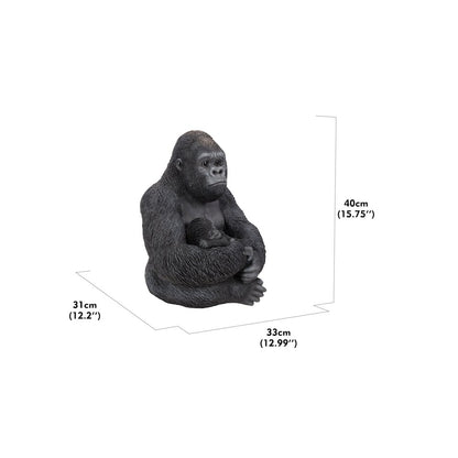 Gorilla Sitting with Baby