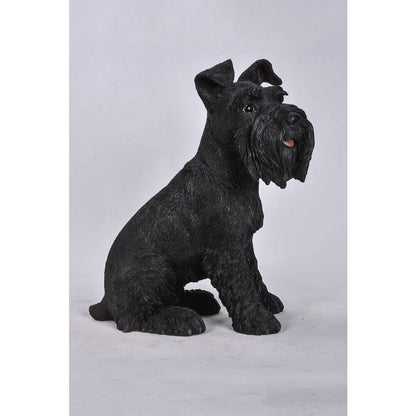 Black Schnauzer Statue