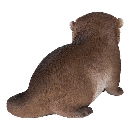 Otter Leaning Forward Statue
