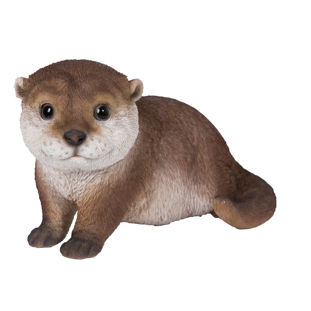 Otter Leaning Forward Statue