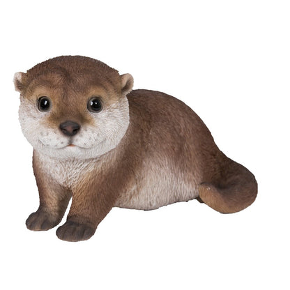 Otter Leaning Forward Statue
