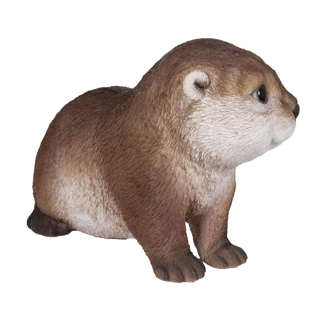 Otter Leaning Forward Statue