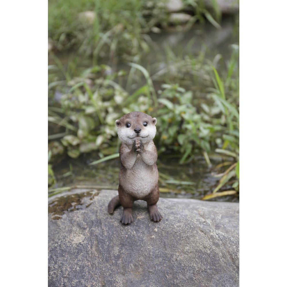 Otter Praying Statue