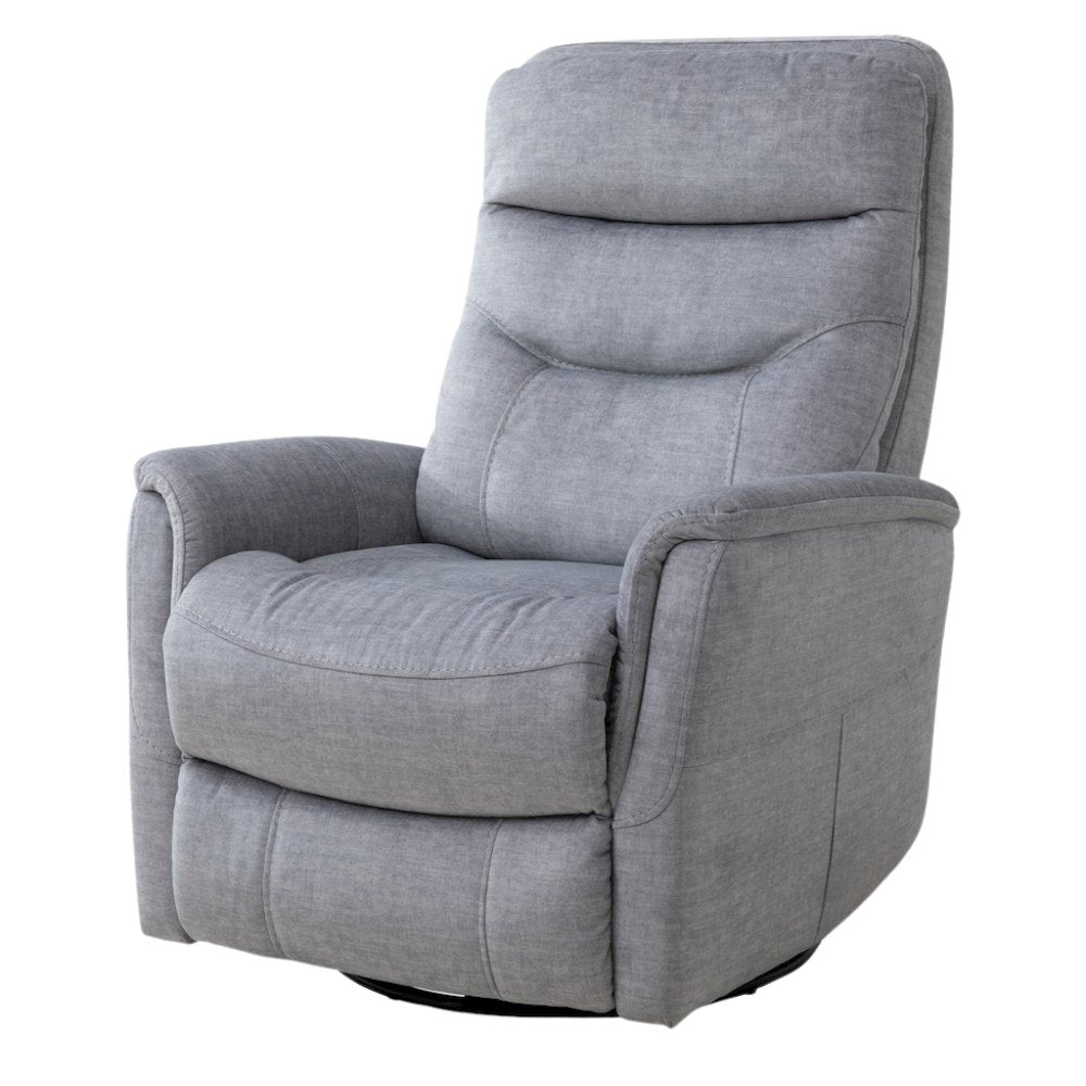 Capri Silver Recliner Nursery Glider  – Elegant Boucle Chairs for Comfort