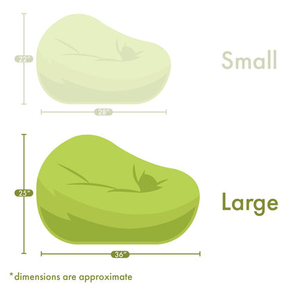 Majestic Home Goods Large Bean Bag Blooms Citrus