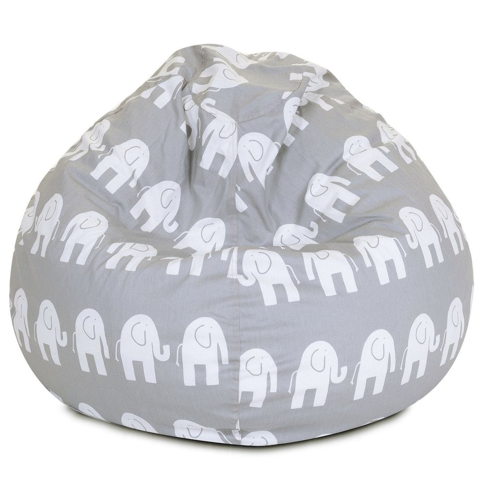 Majestic Home Goods Large Bean Bag Ellie Gray