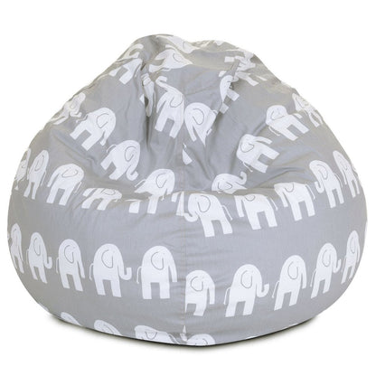 Majestic Home Goods Large Bean Bag Ellie Gray