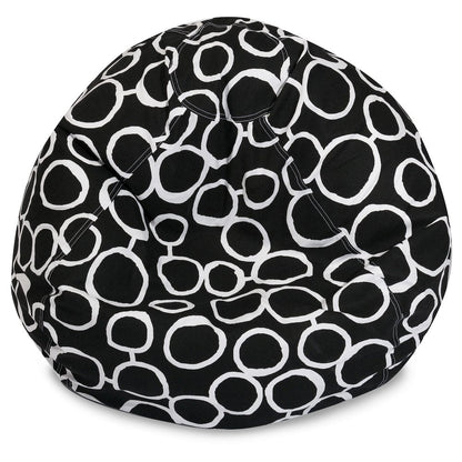 Majestic Home Goods Large Bean Bag Fusion Black