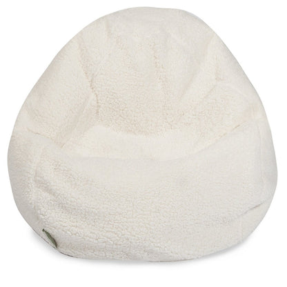 Majestic Home Goods Large Bean Bag Solid All Sherpa