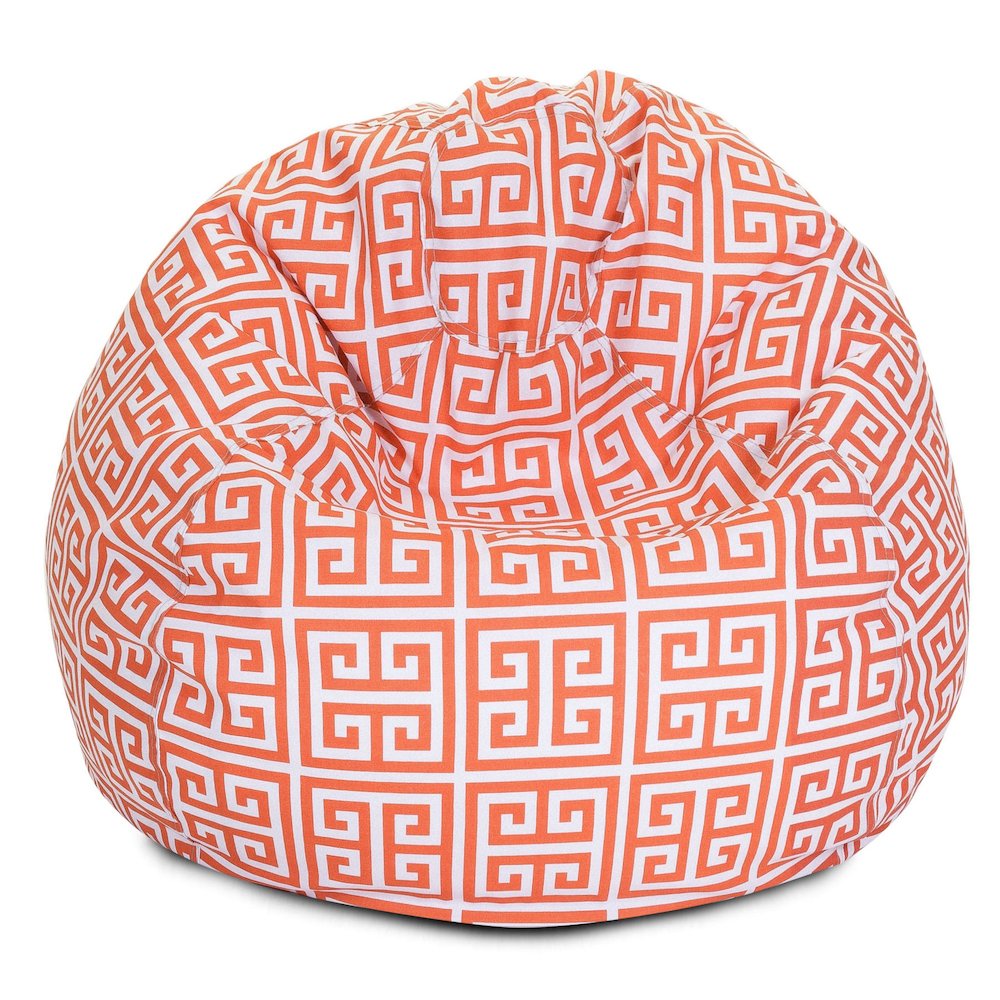 Majestic Home Goods Large Bean Bag Towers Orange