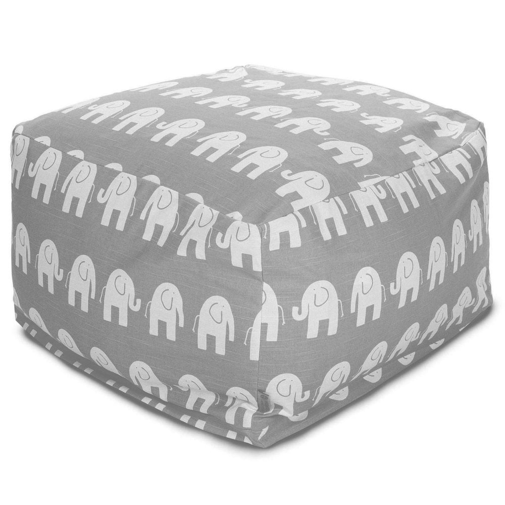 Majestic Home Goods Ottoman Pouf Ellie Gray