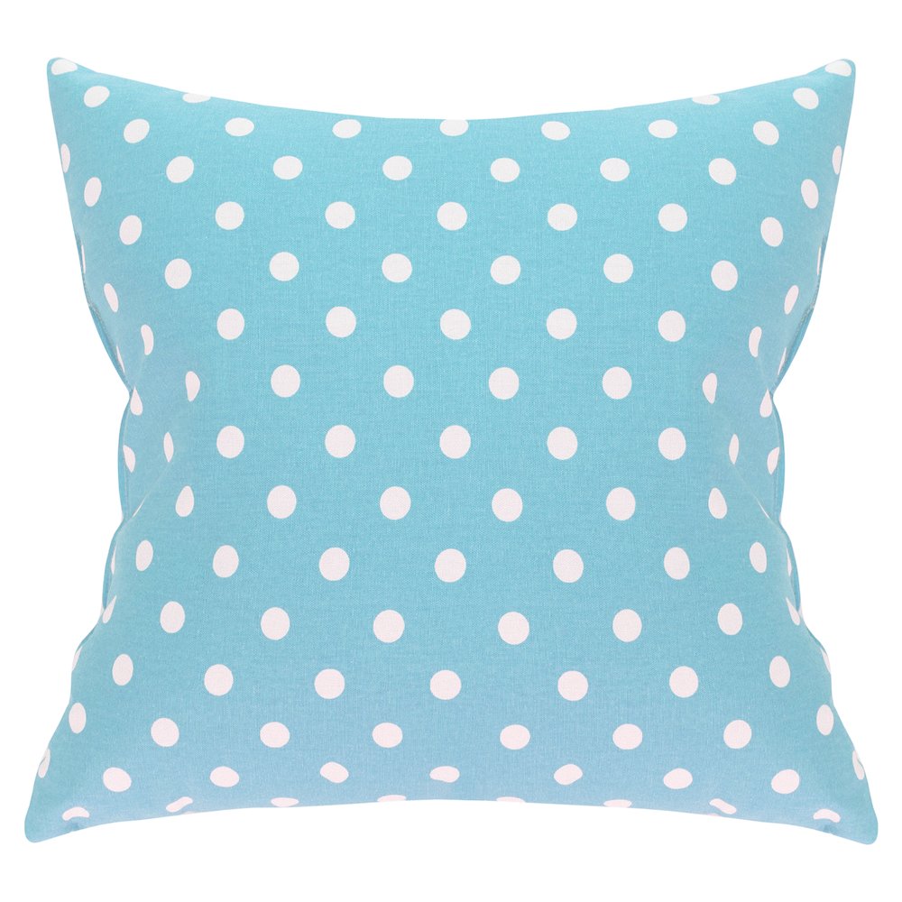 Majestic Home Goods Pillow 24x24 Polka Dot (Small) Aquamarine
