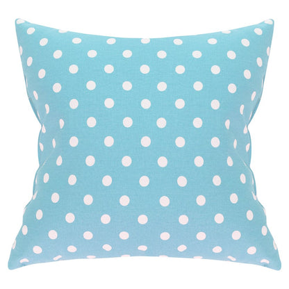Majestic Home Goods Pillow 24x24 Polka Dot (Small) Aquamarine