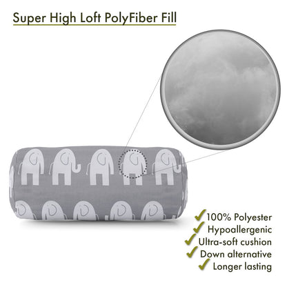Majestic Home Goods Bolster Pillow Ellie Gray