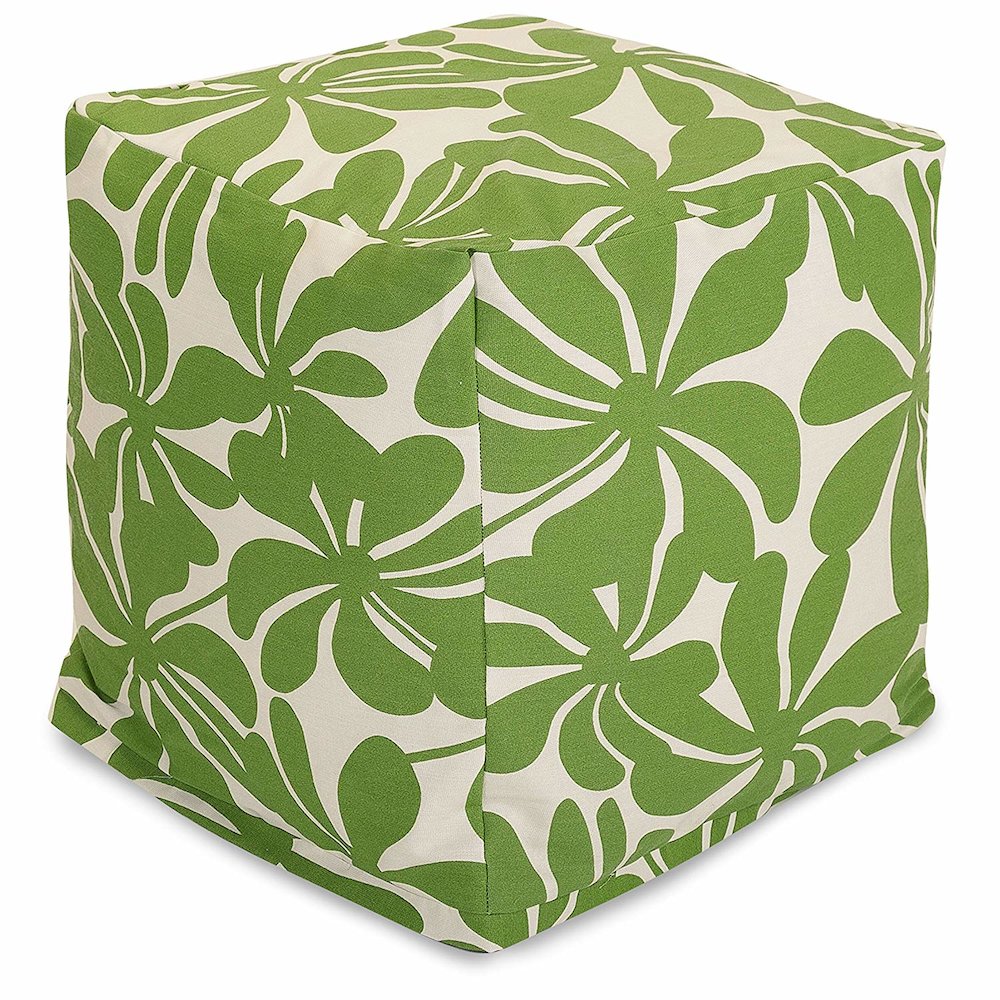 Majestic Home Goods Cube Pouf Plantation Sage