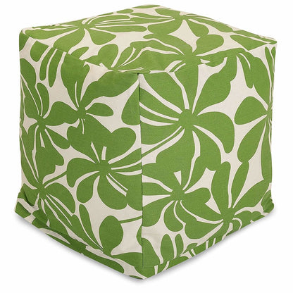 Majestic Home Goods Cube Pouf Plantation Sage