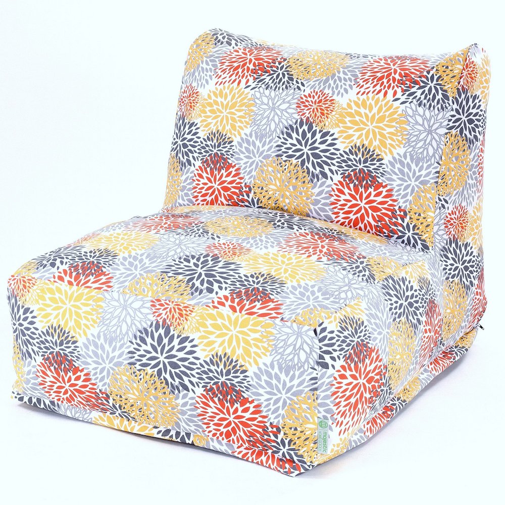 Majestic Home Goods Chair Lounger Blooms Citrus