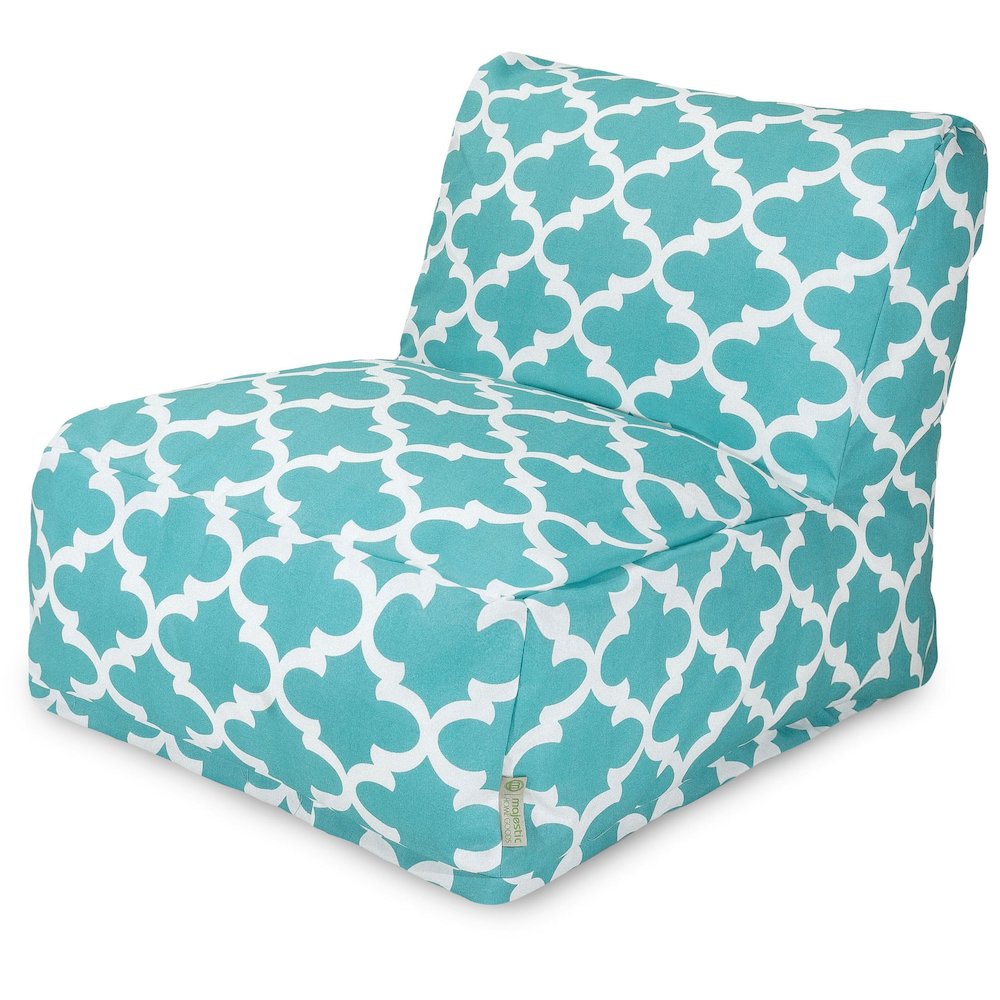 Majestic Home Goods Chair Lounger Trellis Teal