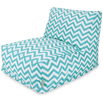 Majestic Home Goods Chair Lounger Chevron Teal
