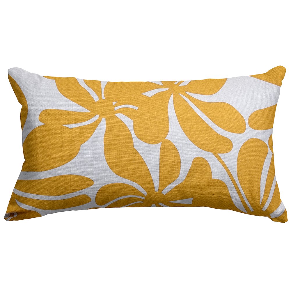 Majestic Home Goods Pillow 12x20 Plantation Yellow