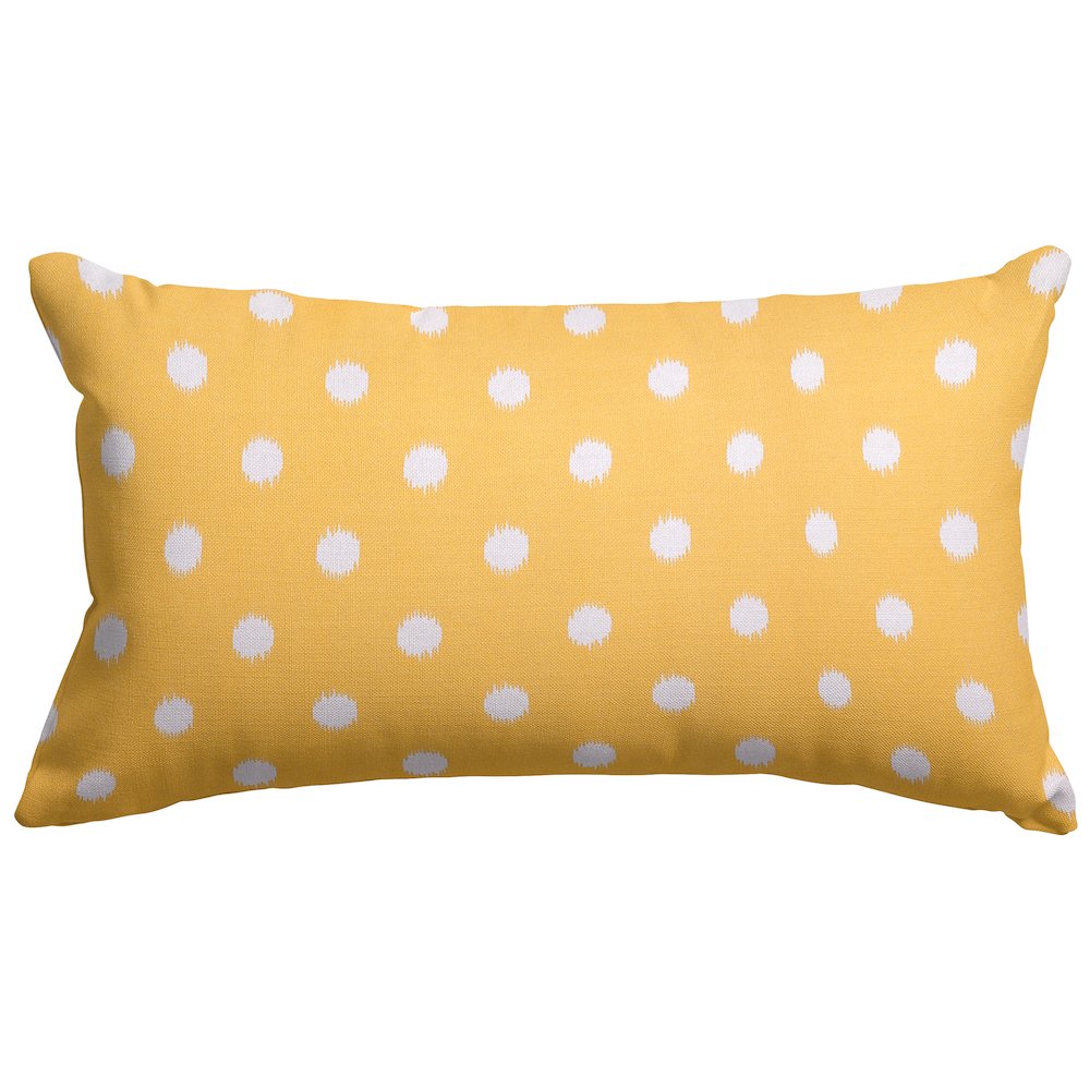 Majestic Home Goods Pillow 12x20 Ikat Dot Citrus