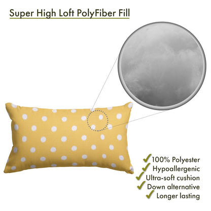 Majestic Home Goods Pillow 12x20 Ikat Dot Citrus