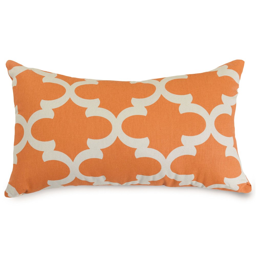 Majestic Home Goods Pillow 12x20 Trellis Peach