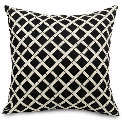 Majestic Home Goods Pillow 20x20 Bamboo Black
