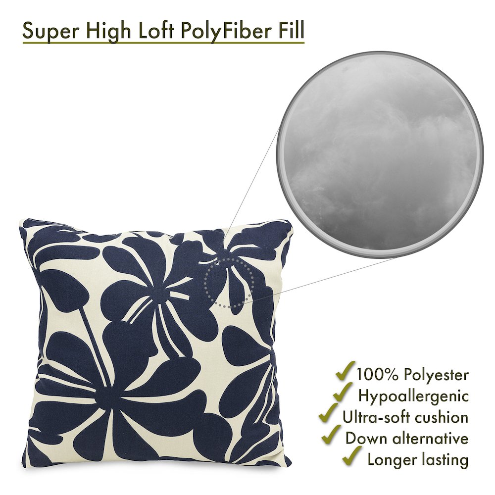 Majestic Home Goods Pillow 20x20 Plantation Navy