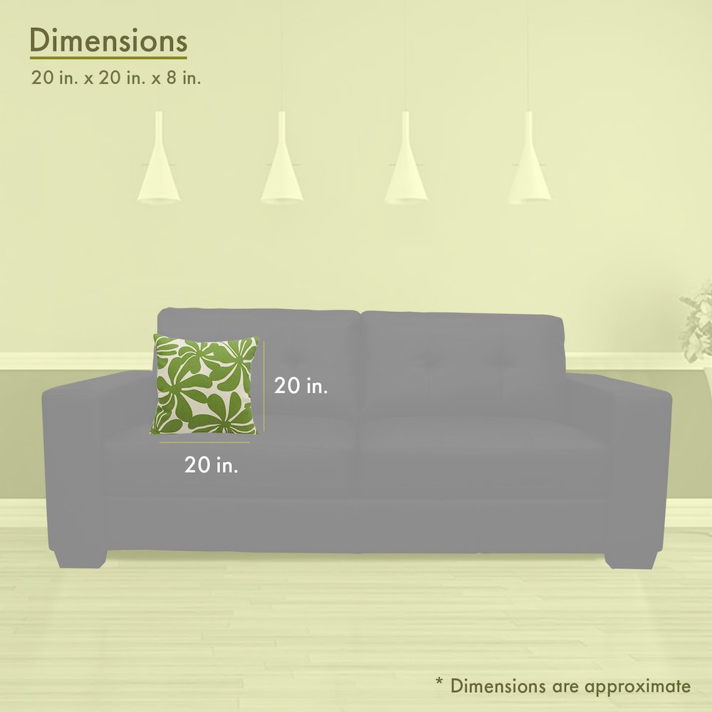 Majestic Home Goods Pillow 20x20 Plantation Sage