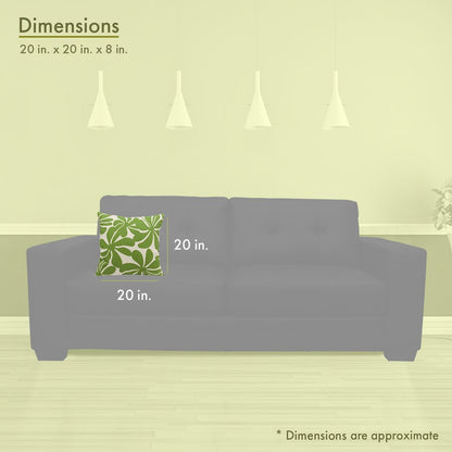 Majestic Home Goods Pillow 20x20 Plantation Sage