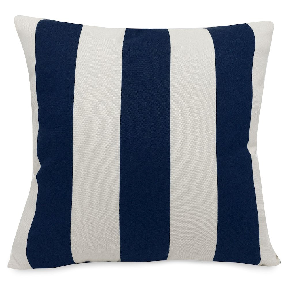 Majestic Home Goods Pillow 20x20 Vertical Stripe Navy