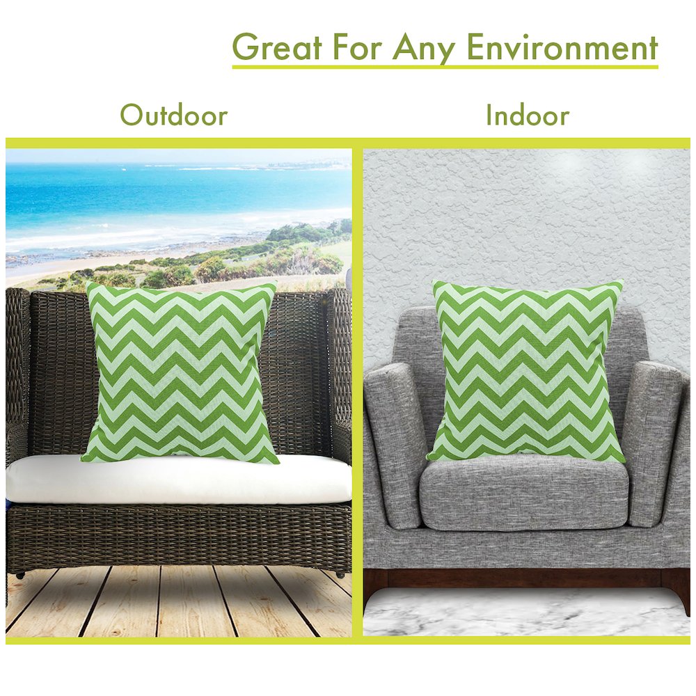 Majestic Home Goods Pillow 20x20 Chevron Sage