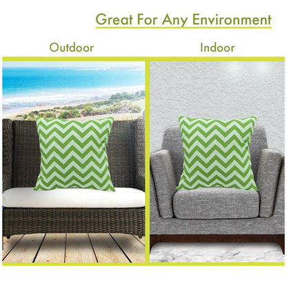 Majestic Home Goods Pillow 20x20 Chevron Sage