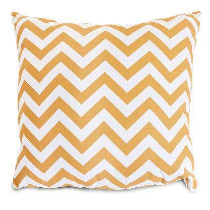 Majestic Home Goods Pillow 20x20 Chevron Yellow