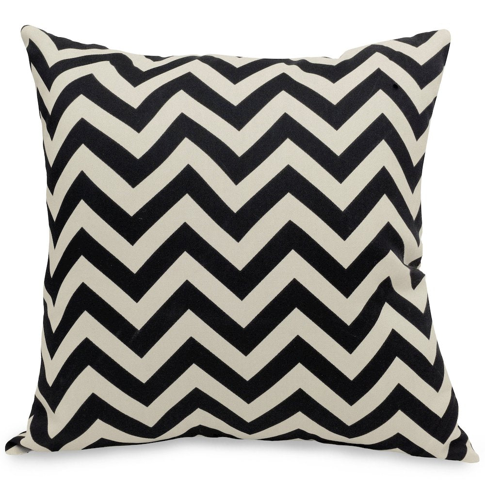 Majestic Home Goods Pillow 20x20 Chevron Black